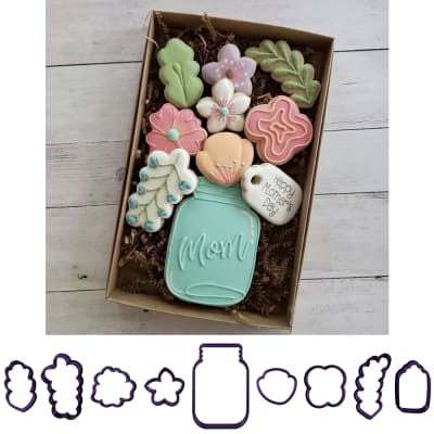 Set Cortadores Florero 9 Piezas