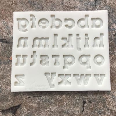 Molde Fondant Minúsculas Lineas Silicona