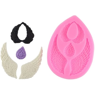 Molde Fondant Alas N°3 Silicona
