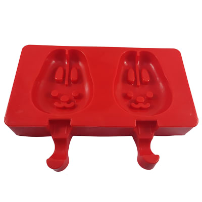 Molde Helado Cakesicles Conejo 2 Cavidades Silicona