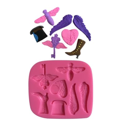 Molde Fondant Fairy Wings Silicona