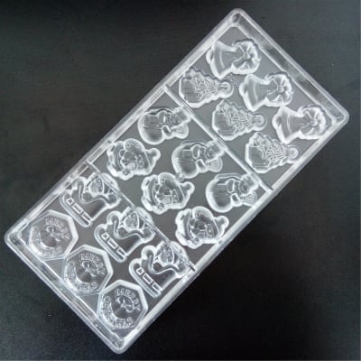 Molde Acrílico Figuras de Navidad N°11