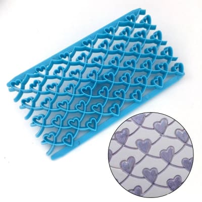 Molde Texturizador Corazón Plástico1