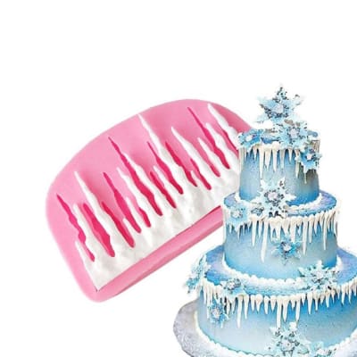 Molde Fondant Carámbanos de Hielo Silicona