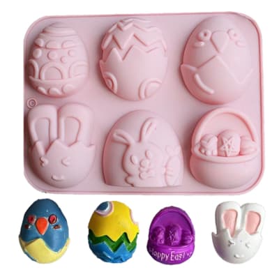 Molde Silicona Pascua N°3 6 Cavidades