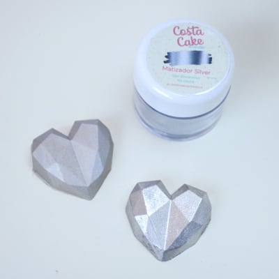Polvo Nacarado Silver Costa Cake 4 gr.