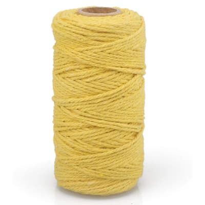 Cordón de Algodón Amarillo 100 mts.