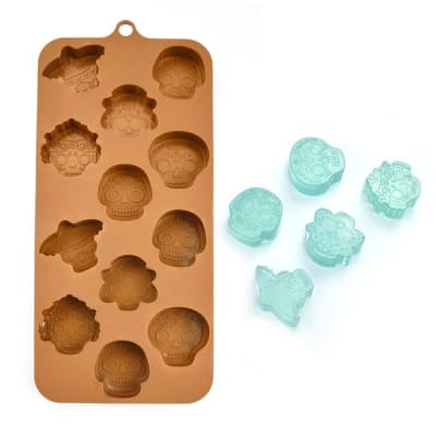 Molde Chocolate Silicona Catrinas1