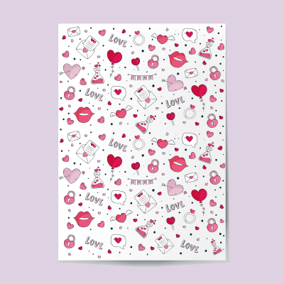 Papel Mantequilla Corazones N°1 10 Unidades1