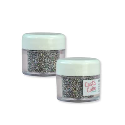 Diamantina Costa Cake Negro Holográfico 5 gr.