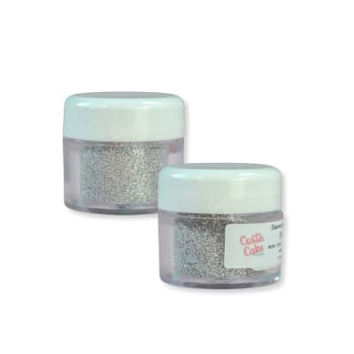 Diamantina Costa Cake Plata Silver 5 gr.
