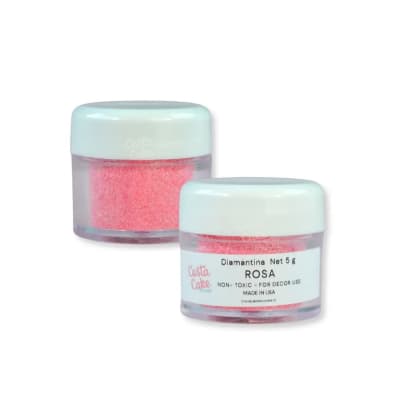 Diamantina Costa Cake Rosada 5 gr.