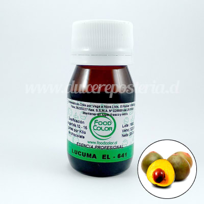 Esencia Food Color 25 gr. Lúcuma