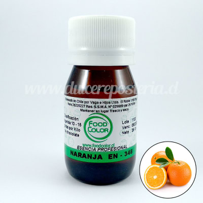 Esencia Food Color 25 gr. Naranja
