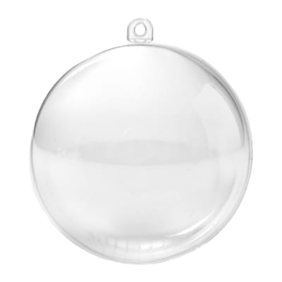 Esfera Acrílica Transparente 10 cm. - 10 Unidades