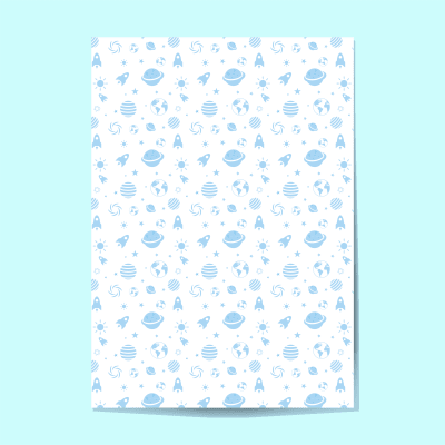 Papel Mantequilla Espacio 10 Unidades1
