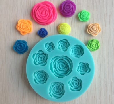 Molde Fondant Flores 11
