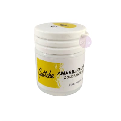 Colorante Gel Amarillo Limón Guttche 20 gr.