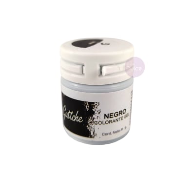 Colorante Gel Negro Guttche 20 gr.