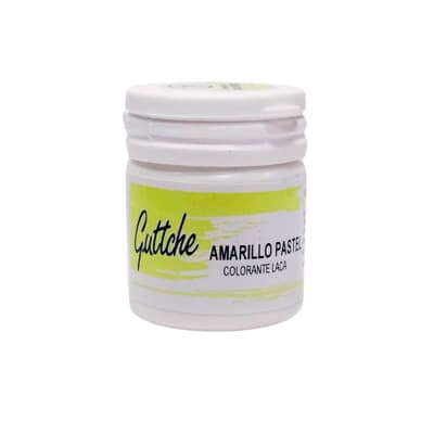 Laca para Chocolate Amarillo Pastel Guttche 15 gr.