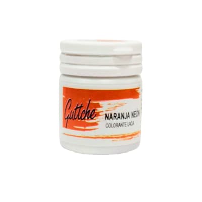 Laca para Chocolate Naranjo Neón Guttche 15 gr.