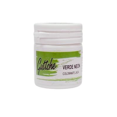 Laca para Chocolate Verde Neón Guttche 15 gr.