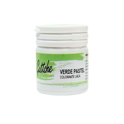 Laca para Chocolate Verde Pastel Guttche 15 gr.
