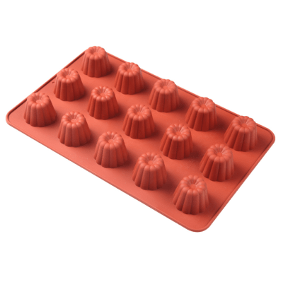 Molde para Canelés 15 Cavidades Silicona