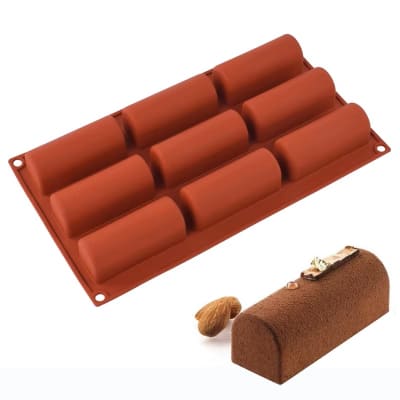 Molde Silicona Mini Buche 9 Cavidades