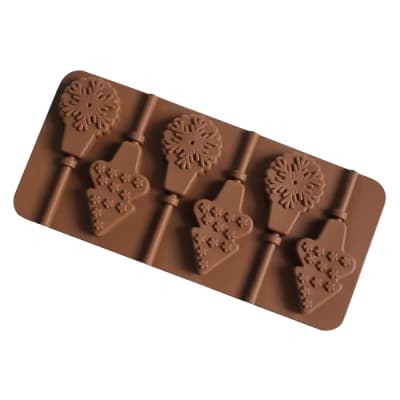 Molde Silicona Paletas Pino y Copo