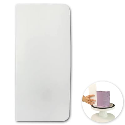 Scraper Liso 25 cm. Blanco Plástico