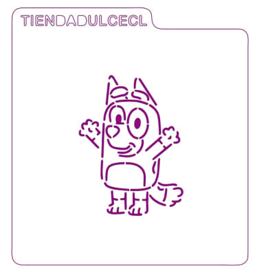 Stencil Bingo (Bluey)