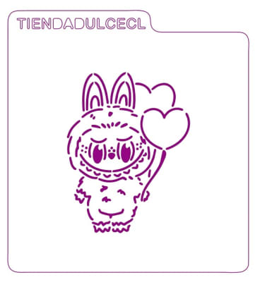 Stencil Labubu N°3