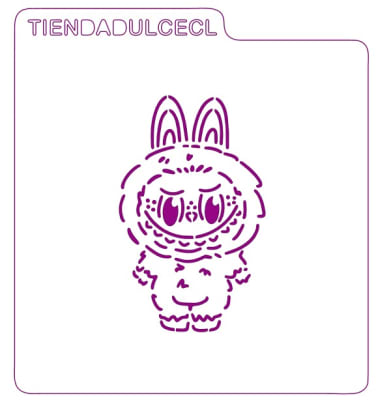 Stencil Labubu N°11