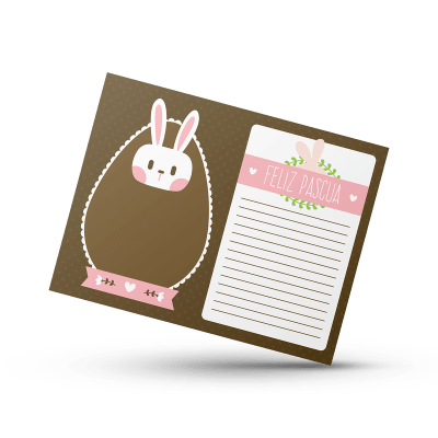 Cookie Card 10x13 cm. Pascua N°4 - 10 Unidades