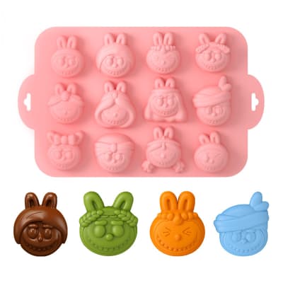 Molde Labubu 12 Cavidades Silicona1