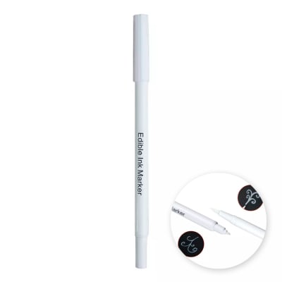 Marcador Doble Punta Fina/Pincel Blanco1