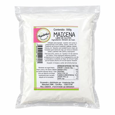 Almidón de Maiz - Maicena Kreatortas