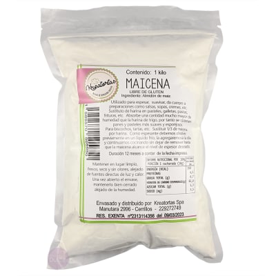 Almidón de Maiz - Maicena Kreatortas 1 kg.