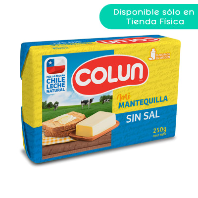 Mantequilla Sin Sal Colun 250 gr