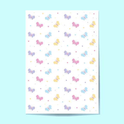 Papel Mantequilla Mariposas 10 Unidades1