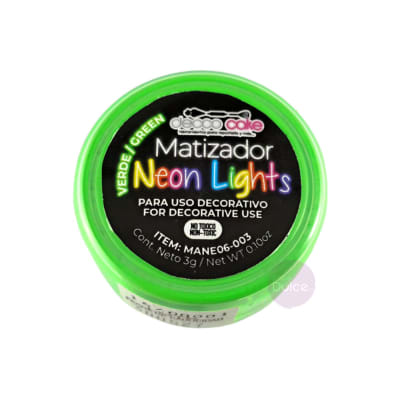 Matizador Neón Lights Verde 3 gr.