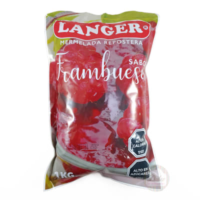Mermelada Frambuesa Langer 1 kg.