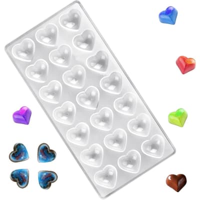 Molde Corazón Acrílico