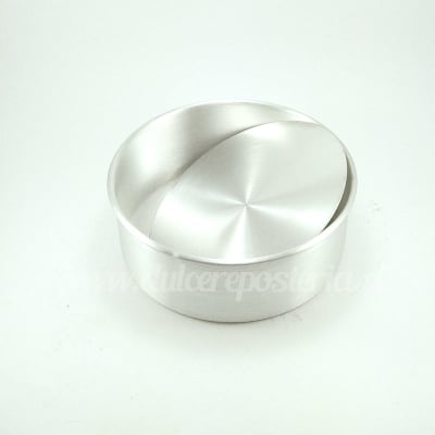 Molde Redondo 8x18 cm. Desmontable Aluminio