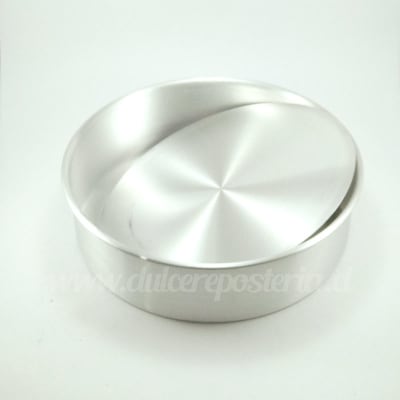 Molde Redondo 8x24 cm. Desmontable Aluminio