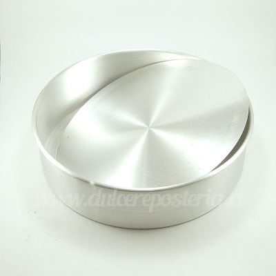 Molde Redondo 8x26 cm. Desmontable Aluminio