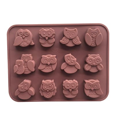 Molde Chocolate Silicona Buhos 12 Cavidades1