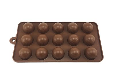 Molde Chocolate Bombón Redondo Silicona1