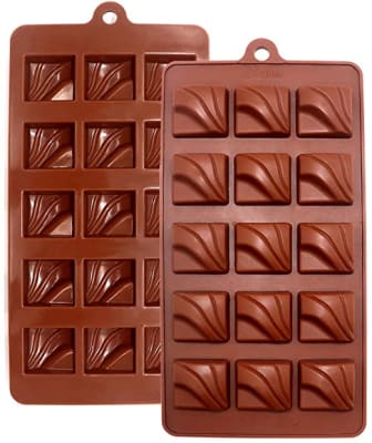 Molde Chocolate Cuadrado Diseño Silicona1
